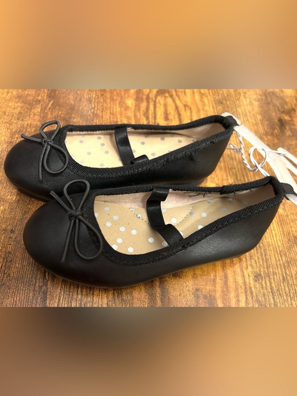 Toddler Girls' Nora Slip-on Ballet Flats - Cat & Jack™ Black Size 7T - Picture 6 of 7